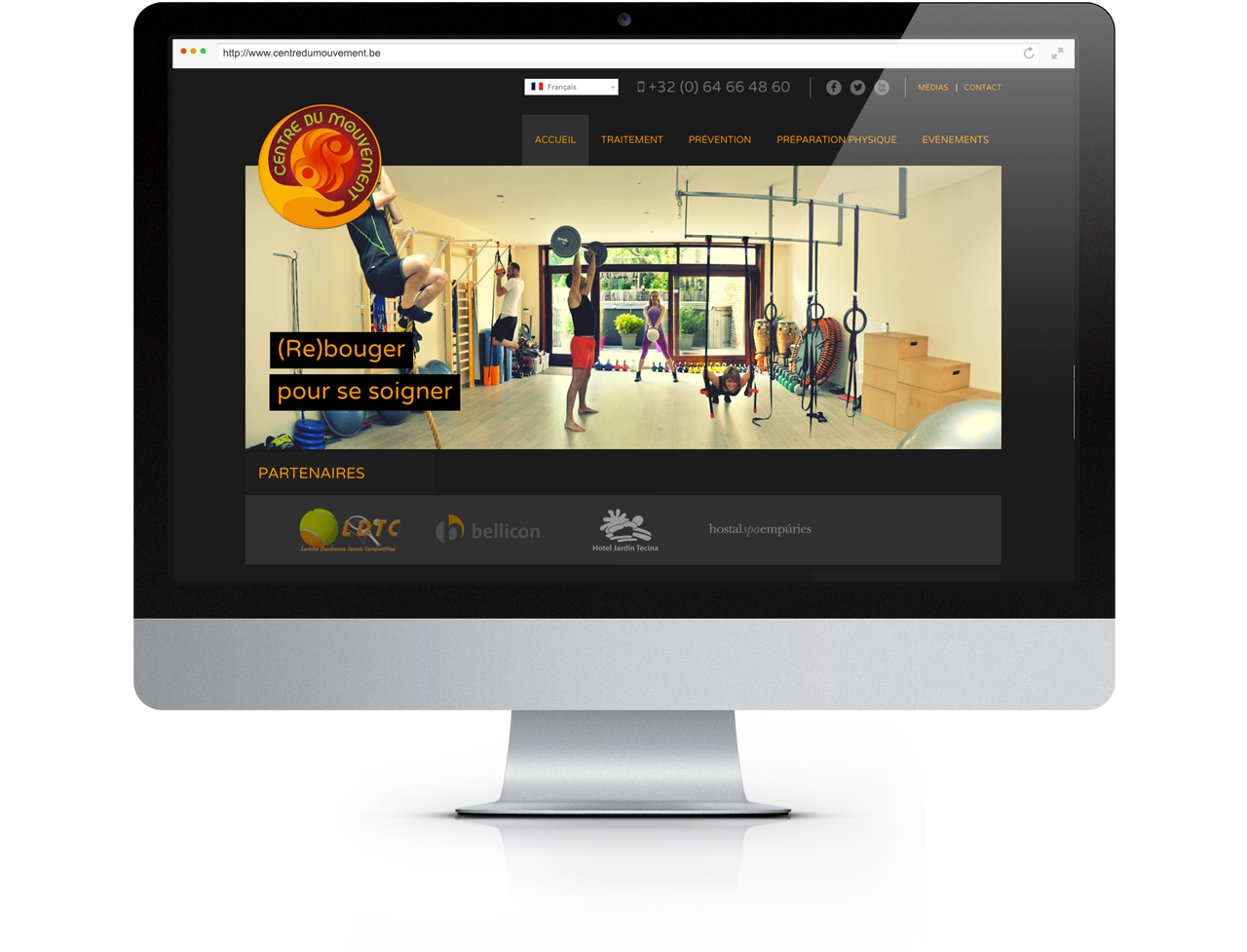 Site web Centre du Mouvement